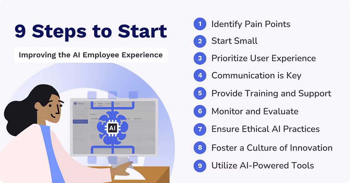 9 Steps to Start Improving the AI Employee Experience
