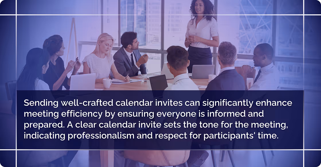 Well Crafted Calendar Invites