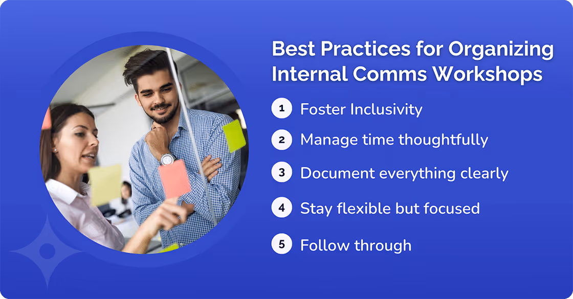 Best Practice for Organizing IC Workshops