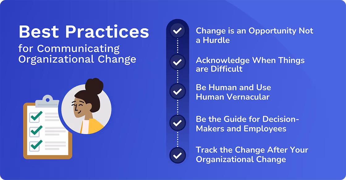 best practices for communicating change