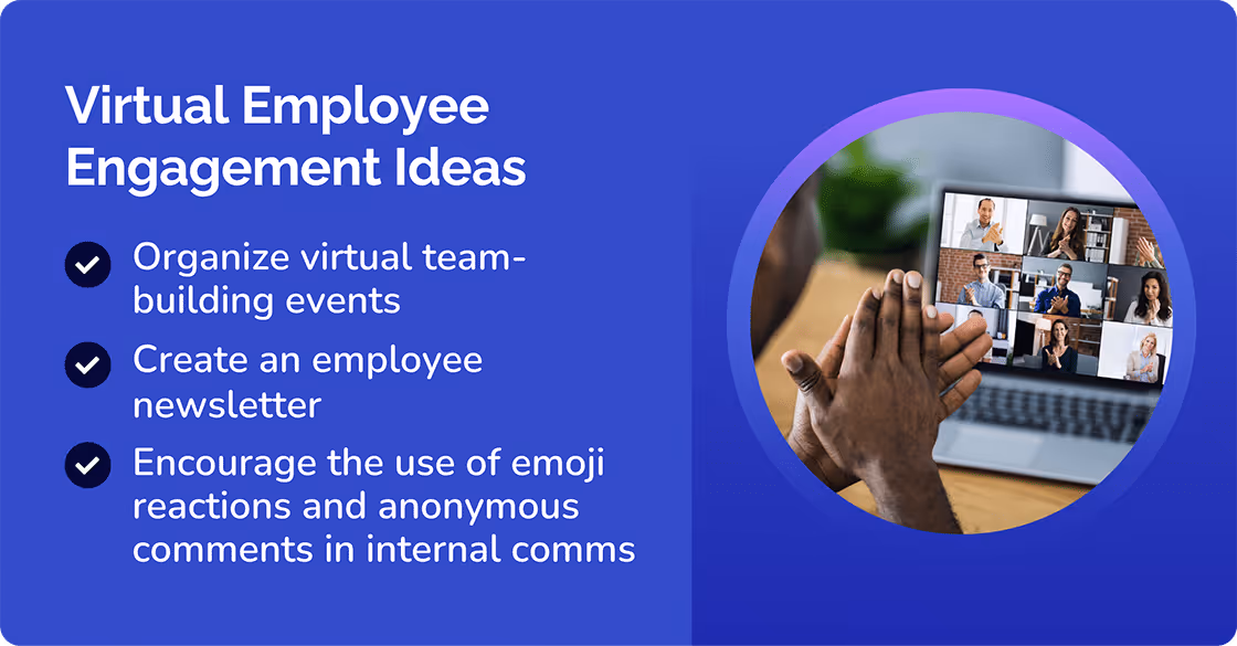 Virtual Employee Engagement ideas