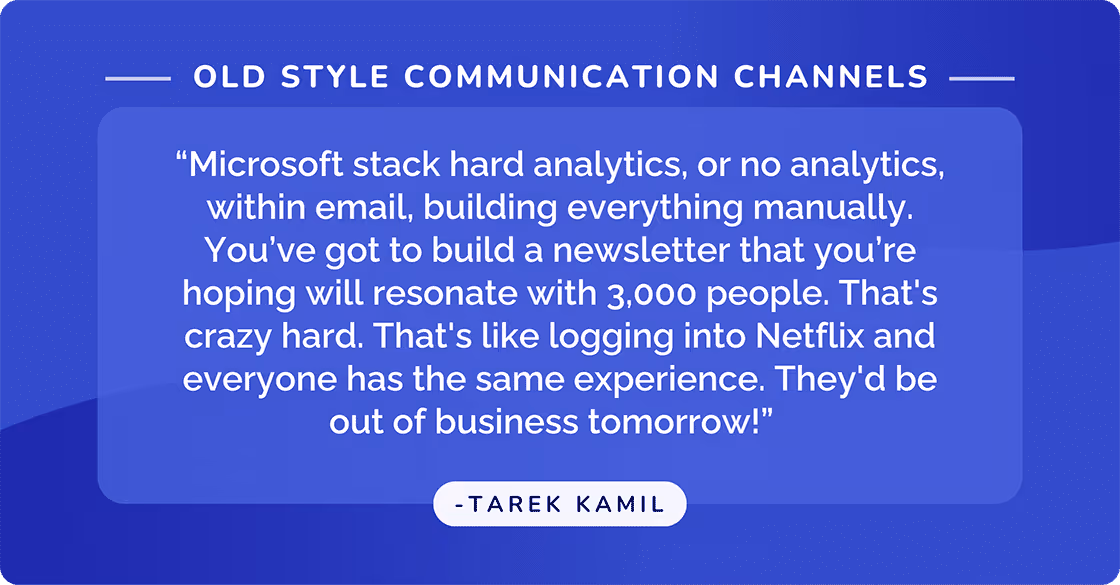 Old Style Communication Channels