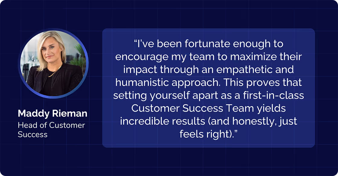 Maddy Rieman, Head of Customer Success