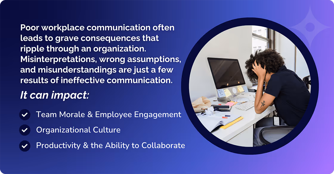 poor workplace communication