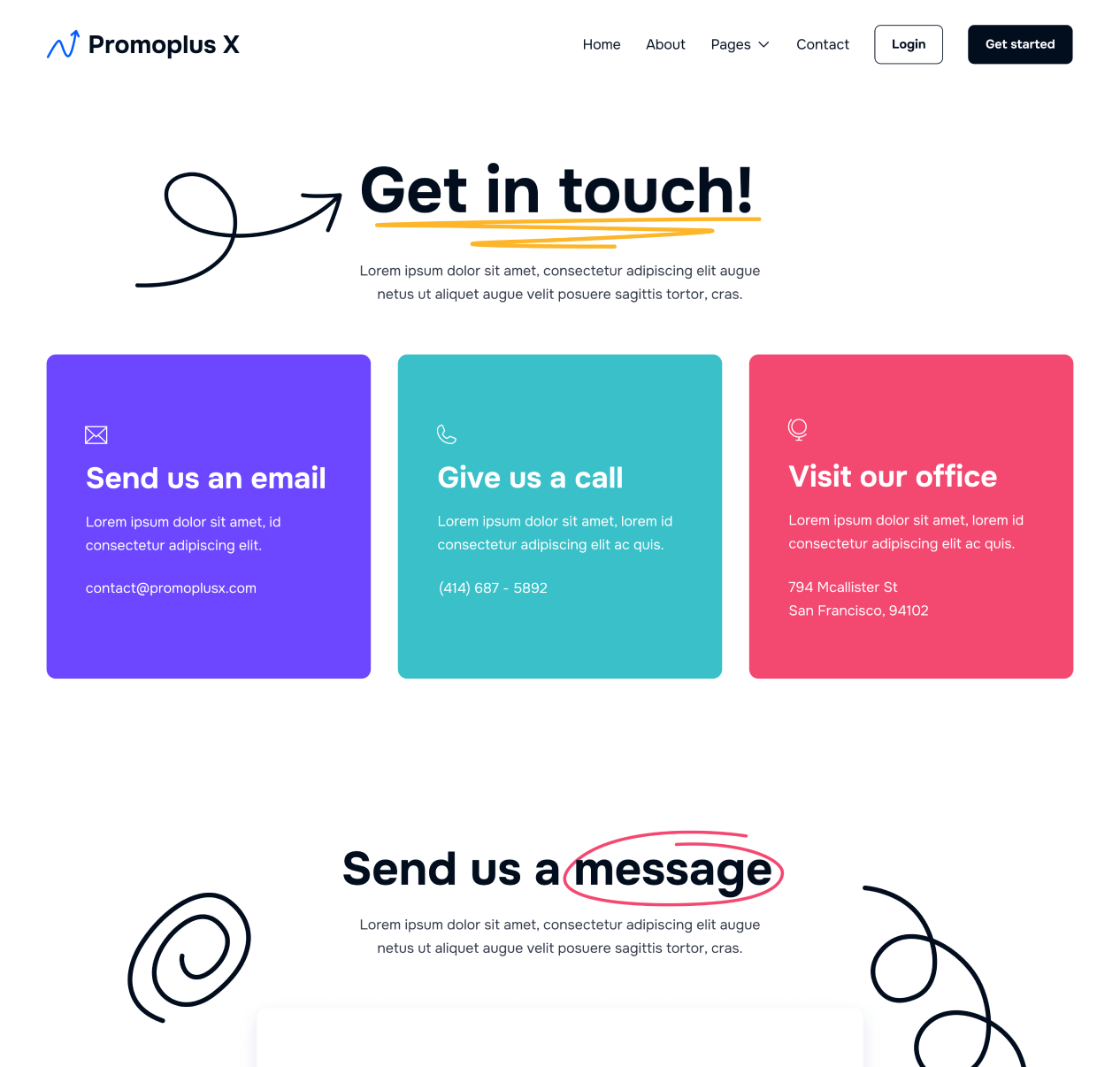 Contact - Promoplus X Webflow Template