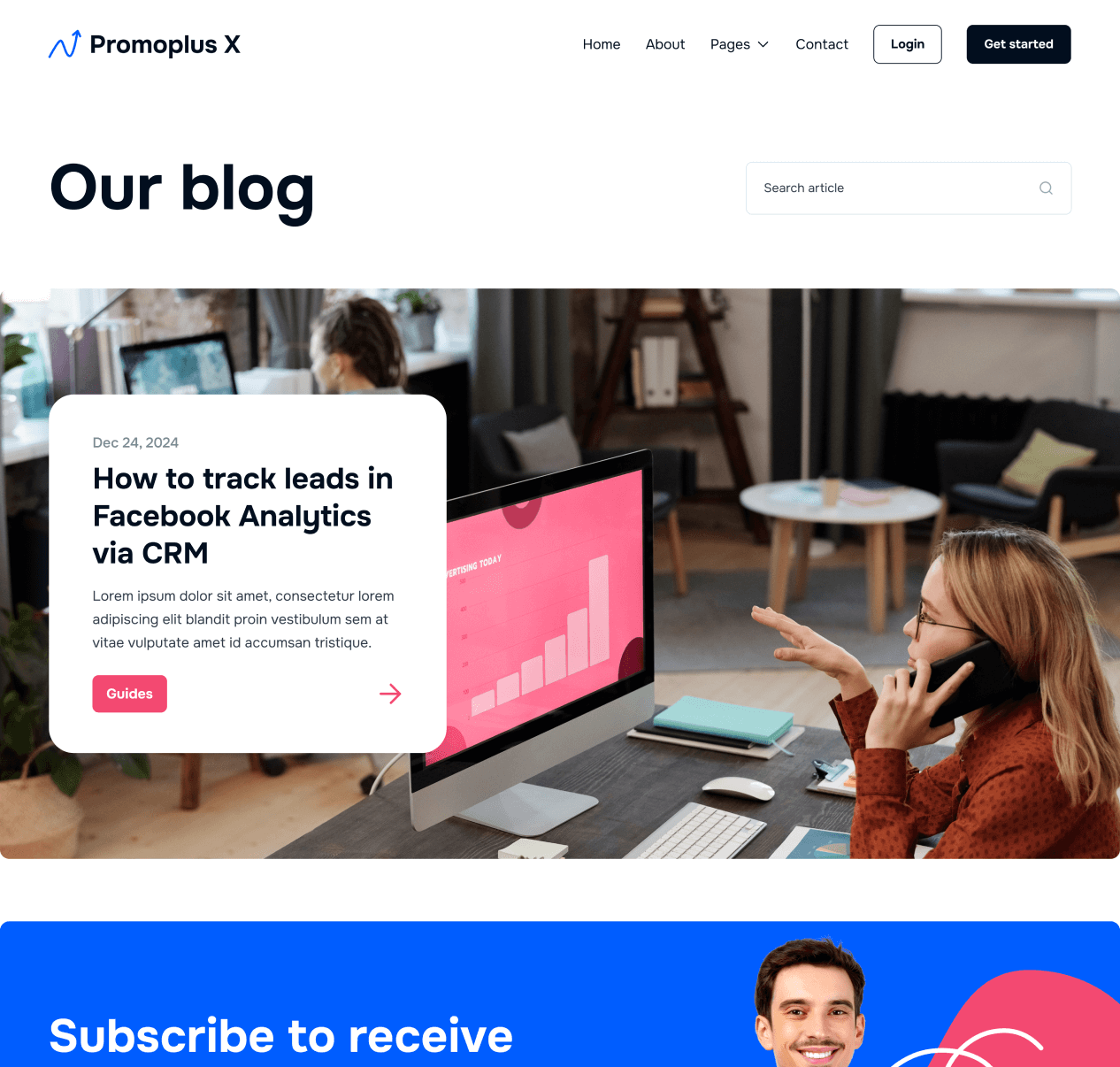 Blog - Promoplus X Webflow Template