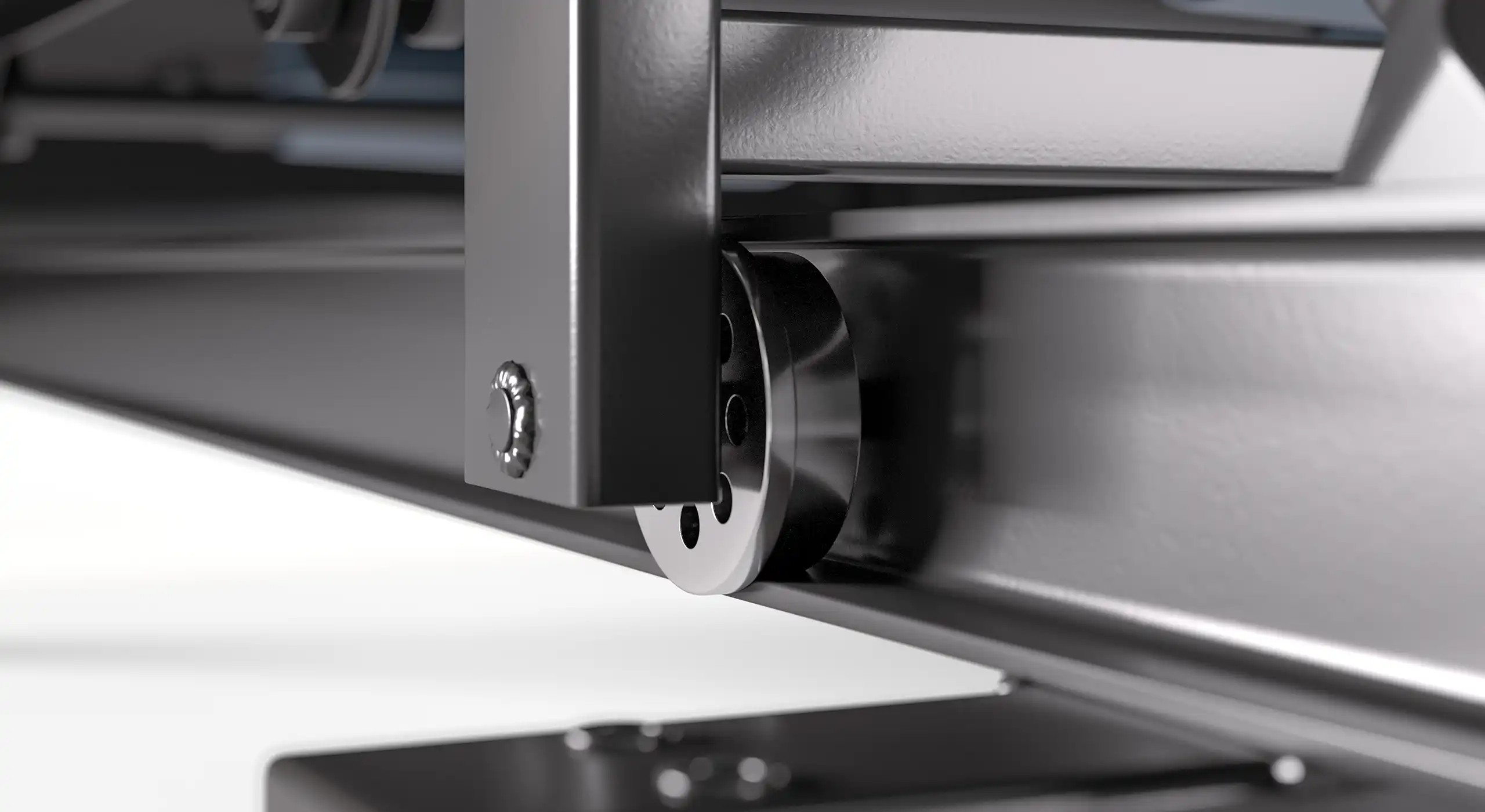 Estructura interna de una cama ajustable diseñada para soporte y durabilidad