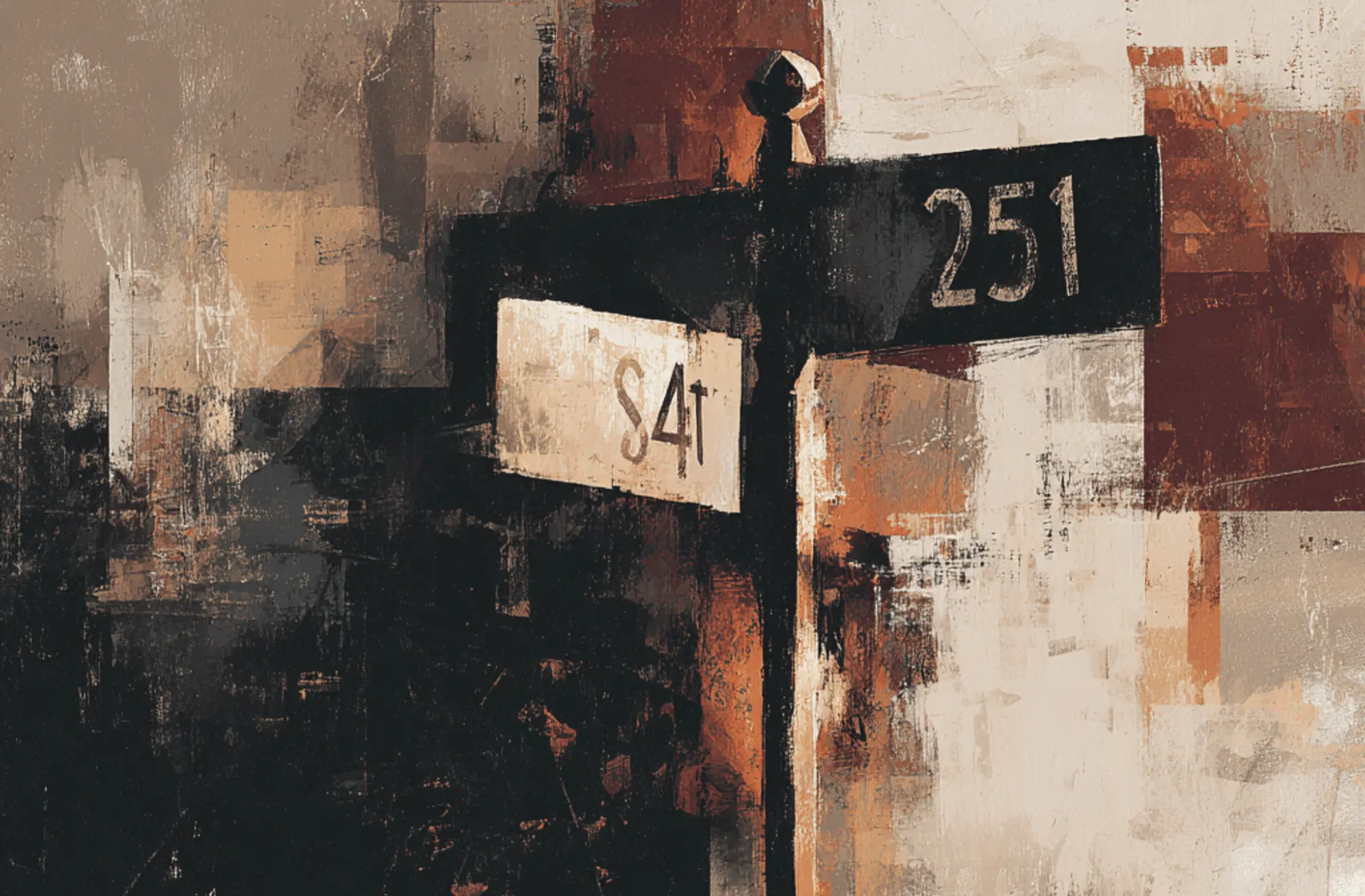 Street sign giving directions