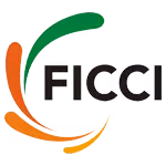 FICCI logo with orange, green, and yellow swoosh elements around black text.