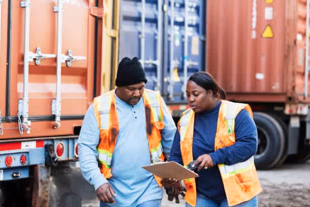 fleet manager and driver