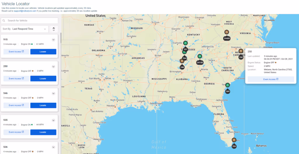 driveri live tracking image