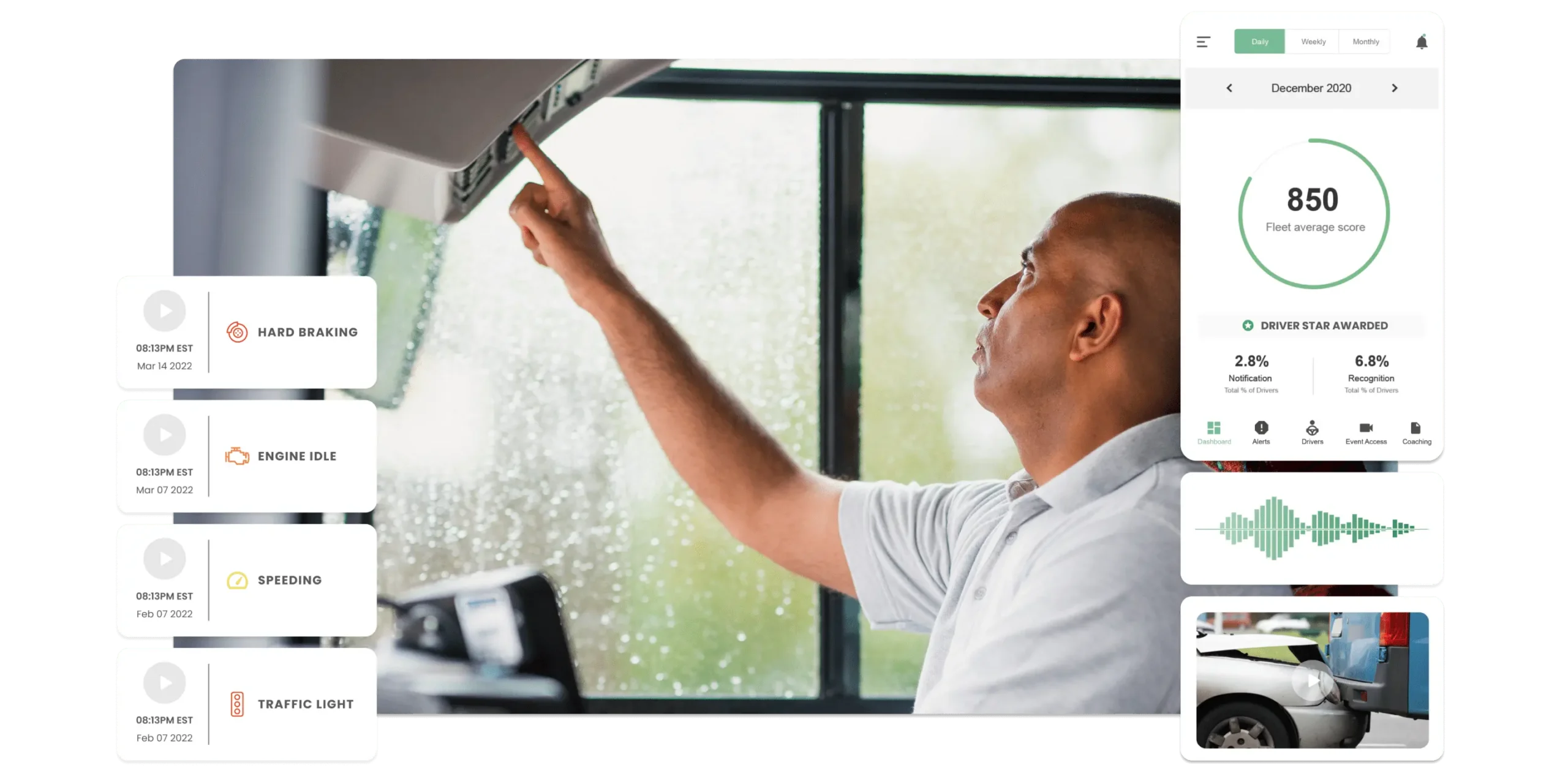 تنبيهات المركبات ذات التأثير