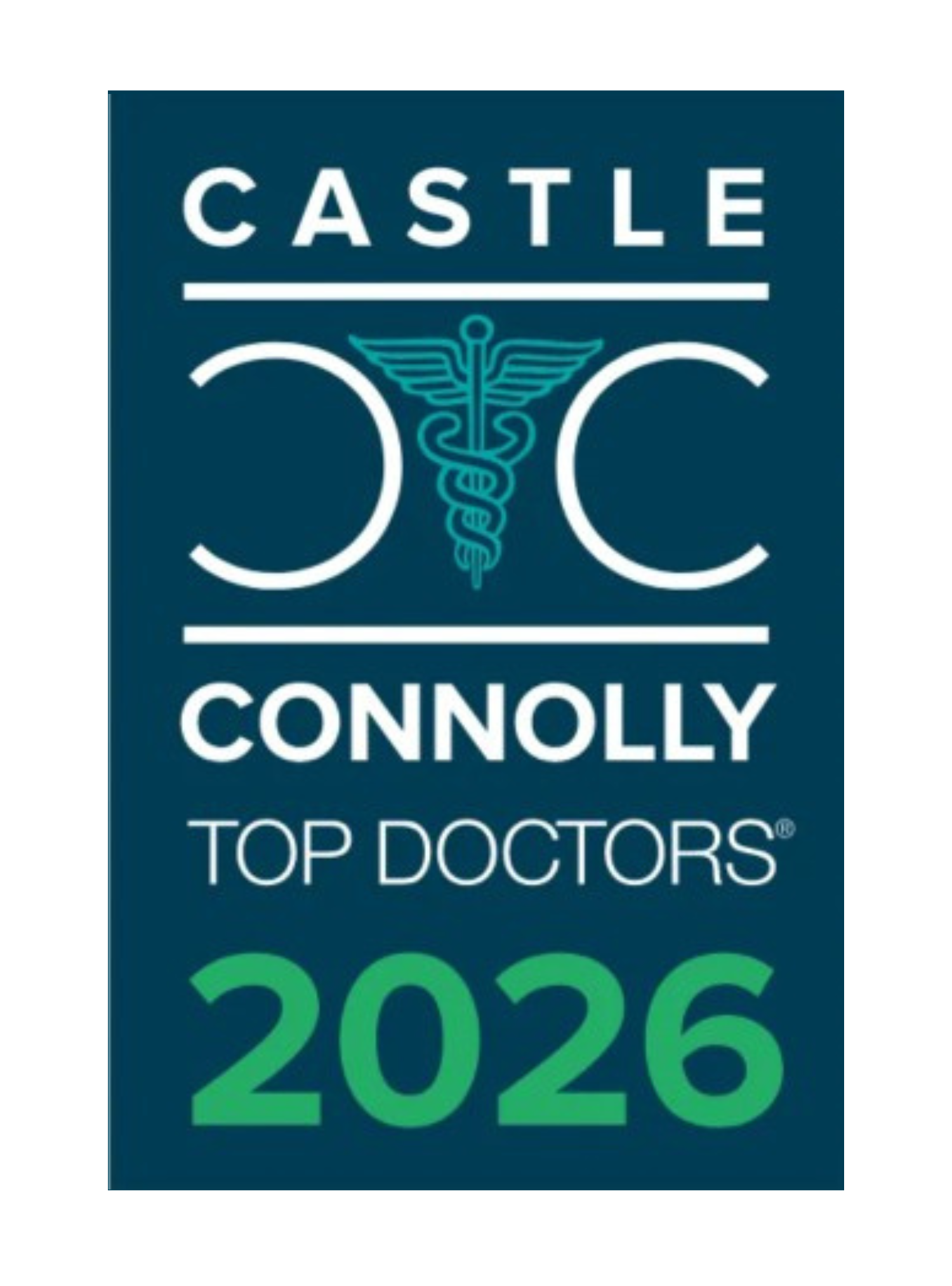 Castle Connolly Top Doctors 2026 award recognizing Dr. Kaur for excellence in patient care