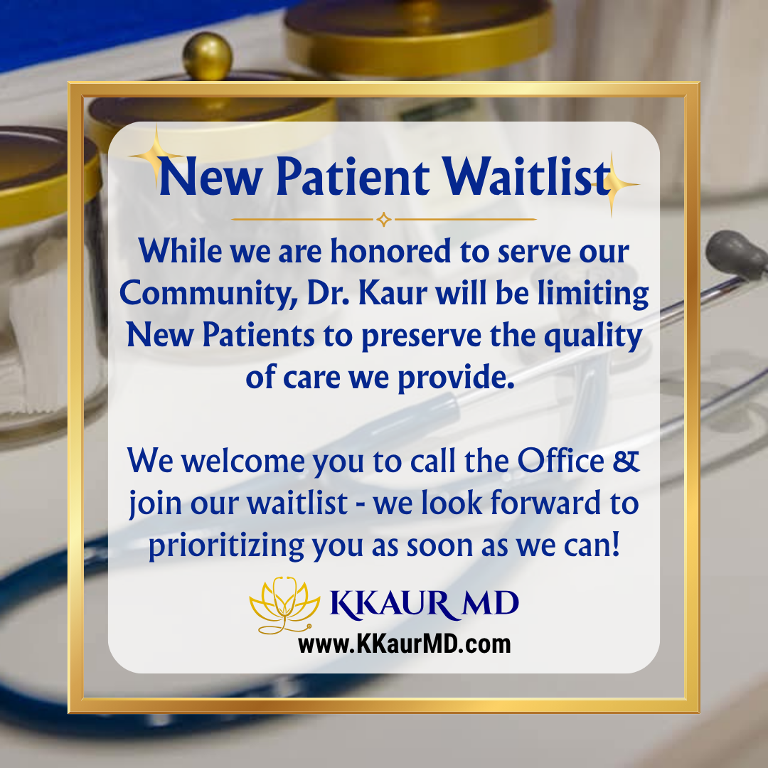 Flyer for Whole You Health & Wellness Assessment showing doctor consulting a patient and holding hands, listing services including 60-minute consultation, lab panel, health assessment, ECG, cancer screening, and customized health plan, with website www.KKaurMD.com.