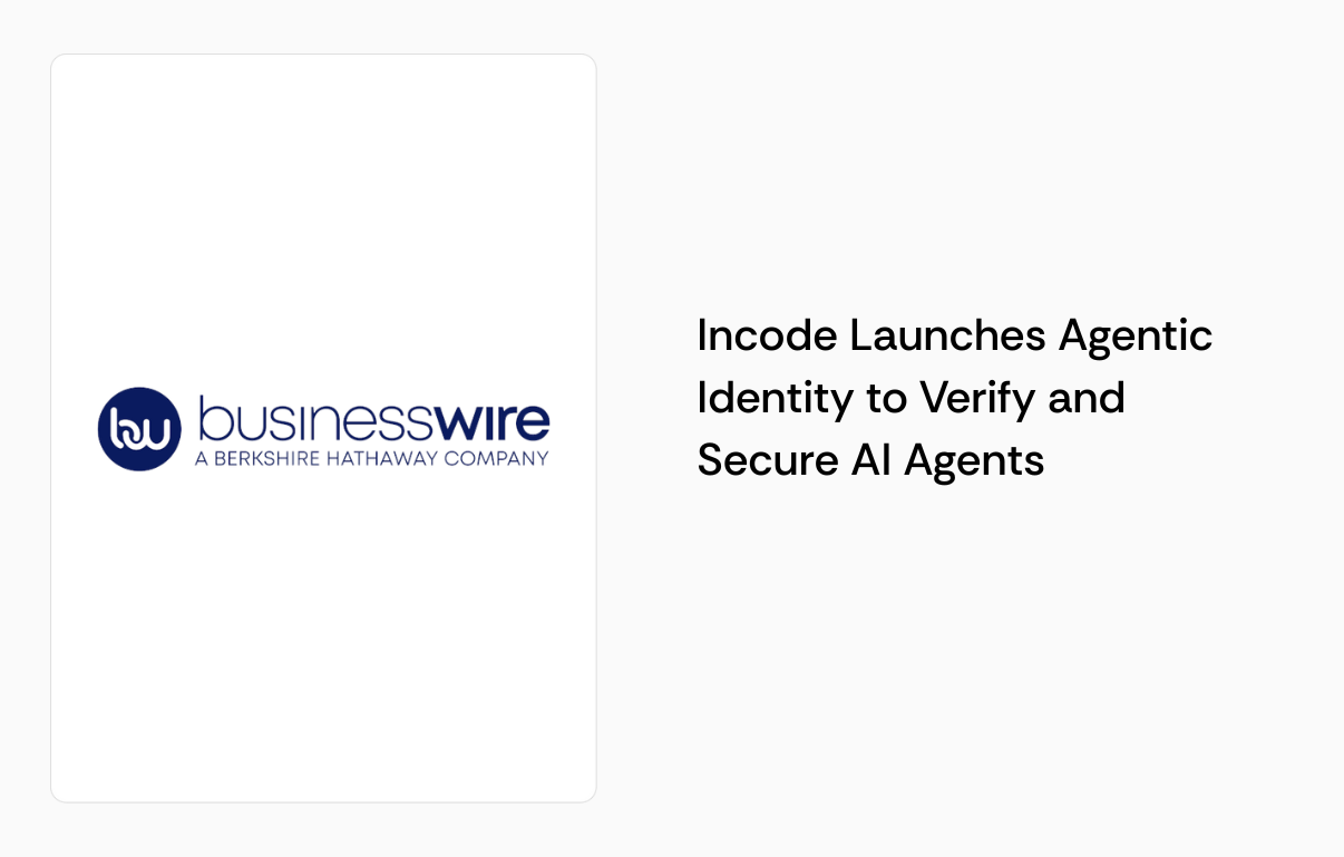 Artículo de Business Wire en Incode|Captura de Pantalla 2025-11-26 a la (s) 12.49.04