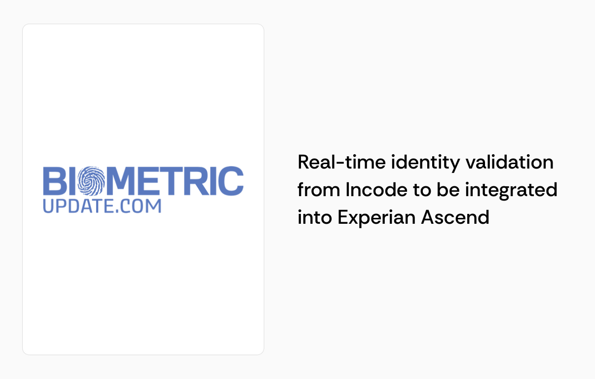 Validación de identidad en tiempo real desde Incode para integrarse en Experian Ascend|Captura de Pantalla 2025-11-27 a la (s) 14.37.24