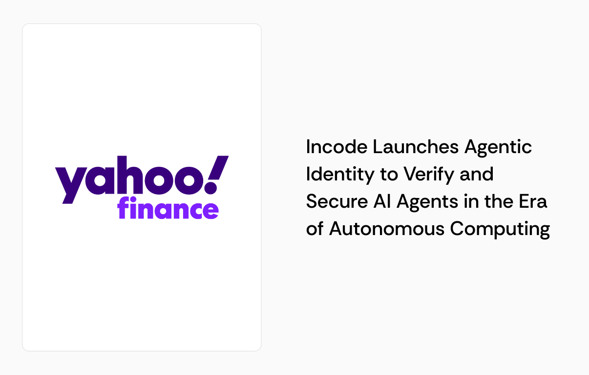 Incode lanza Identidad Agentic para verificar y proteger a los agentes de IA |Captura de Pantalla 2025-11-27 a la (s) 17.46.19