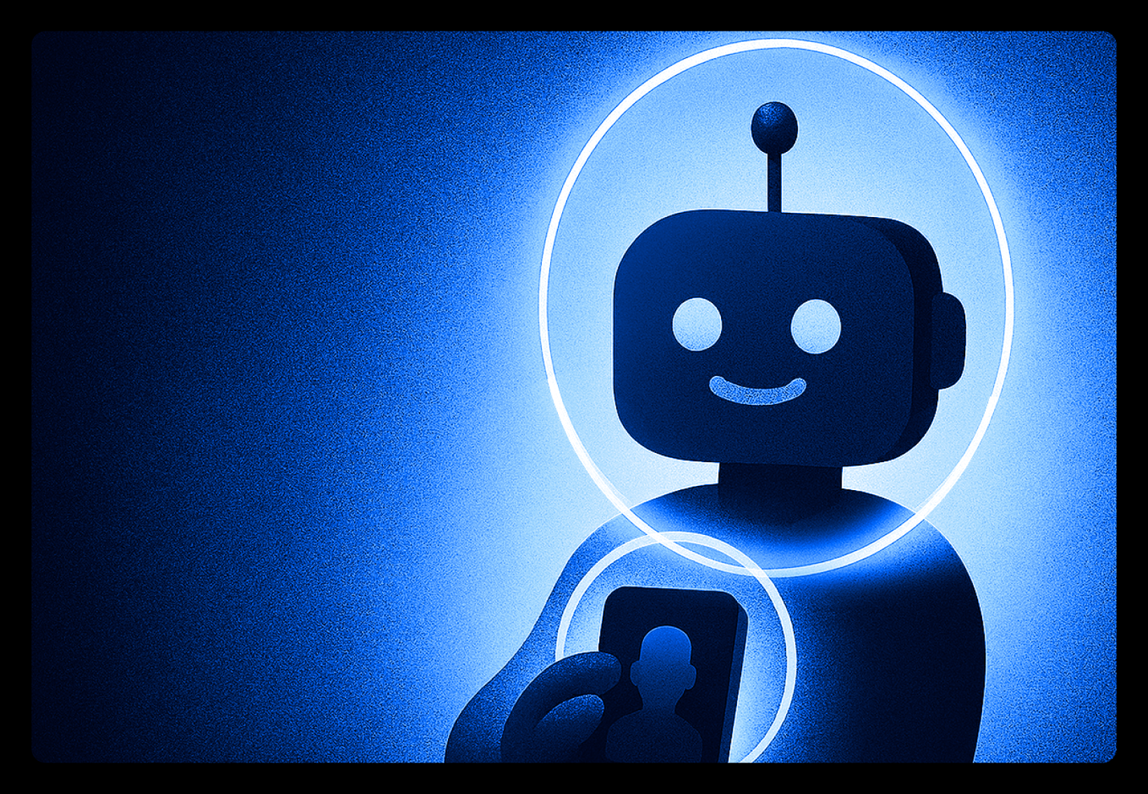 Abstract illustration of a robot