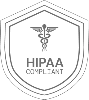 Black circular or shield-style compliance badge for Icon.