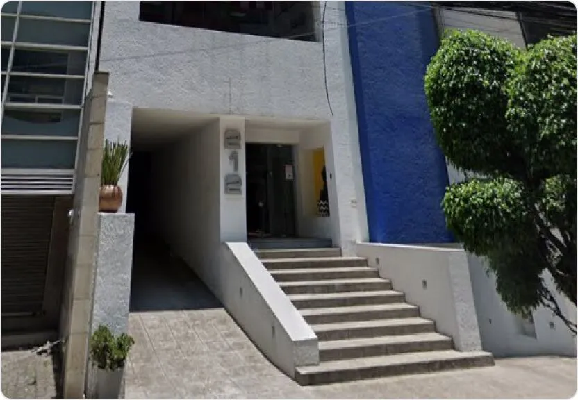 Exterior photo of the Incode office building in Mexico City.