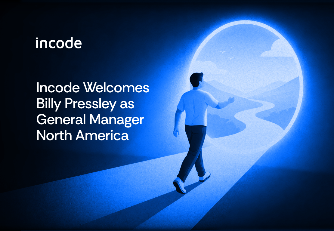 Incode blog thumbnail: Incode Welcomes Billy Pressley as General Manager, North America.