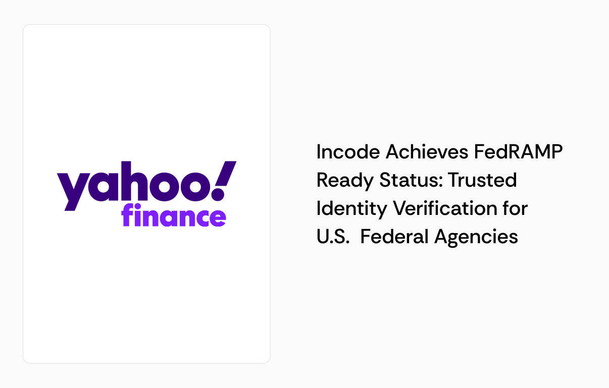 Incode Achieves FedRAMP Ready Status: ID Verification for Federal Agencies|Captura de Pantalla 2025-11-27 a la(s) 17.27.23