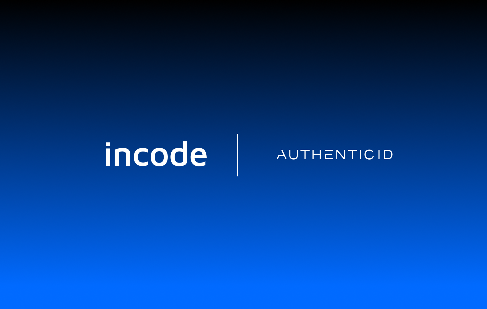 Incode blog thumbnail with the headline “Incode Acquires AuthenticID” over an Incode-branded blue-and-white editorial thumbnail.