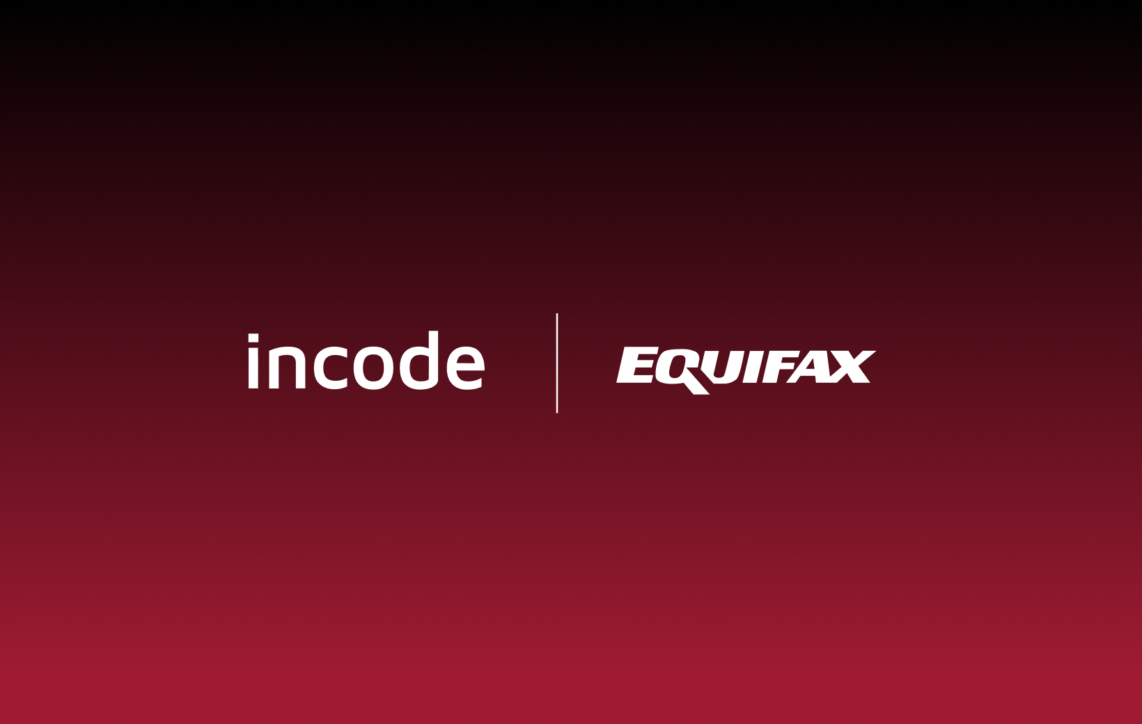 Incode blog thumbnail with the headline “Equifax Partners with Incode to Deliver Next-Gen Fraud Prevention” over a dark blue cybersecurity-style illustration or photo treatment.