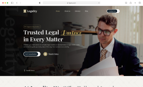 Landing Page Template Usability Image