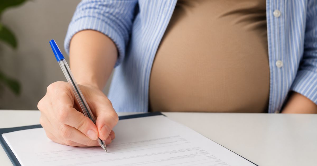 Safety warning graphic about informal surrogacy risks in the Philippines