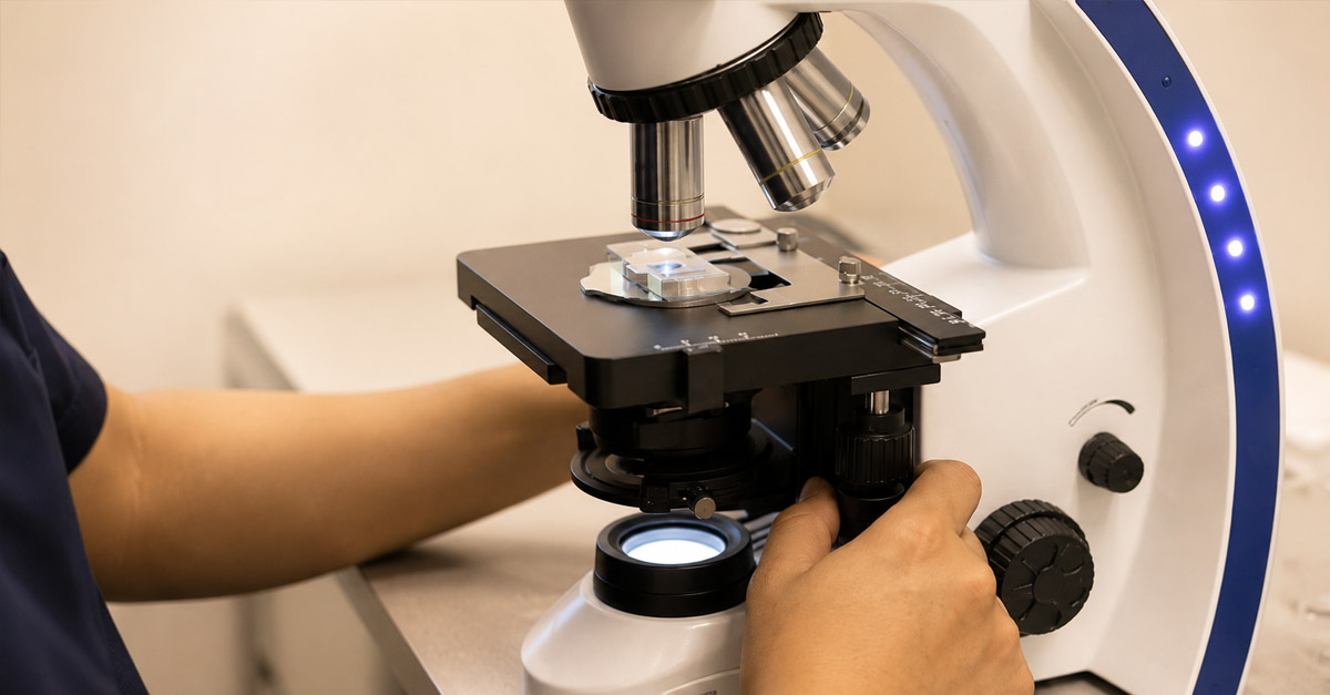 Semen analysis testing process for diagnosing male infertility