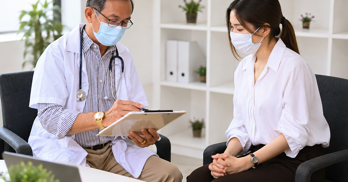 Fertility specialist discussing when to seek evaluation for secondary infertility