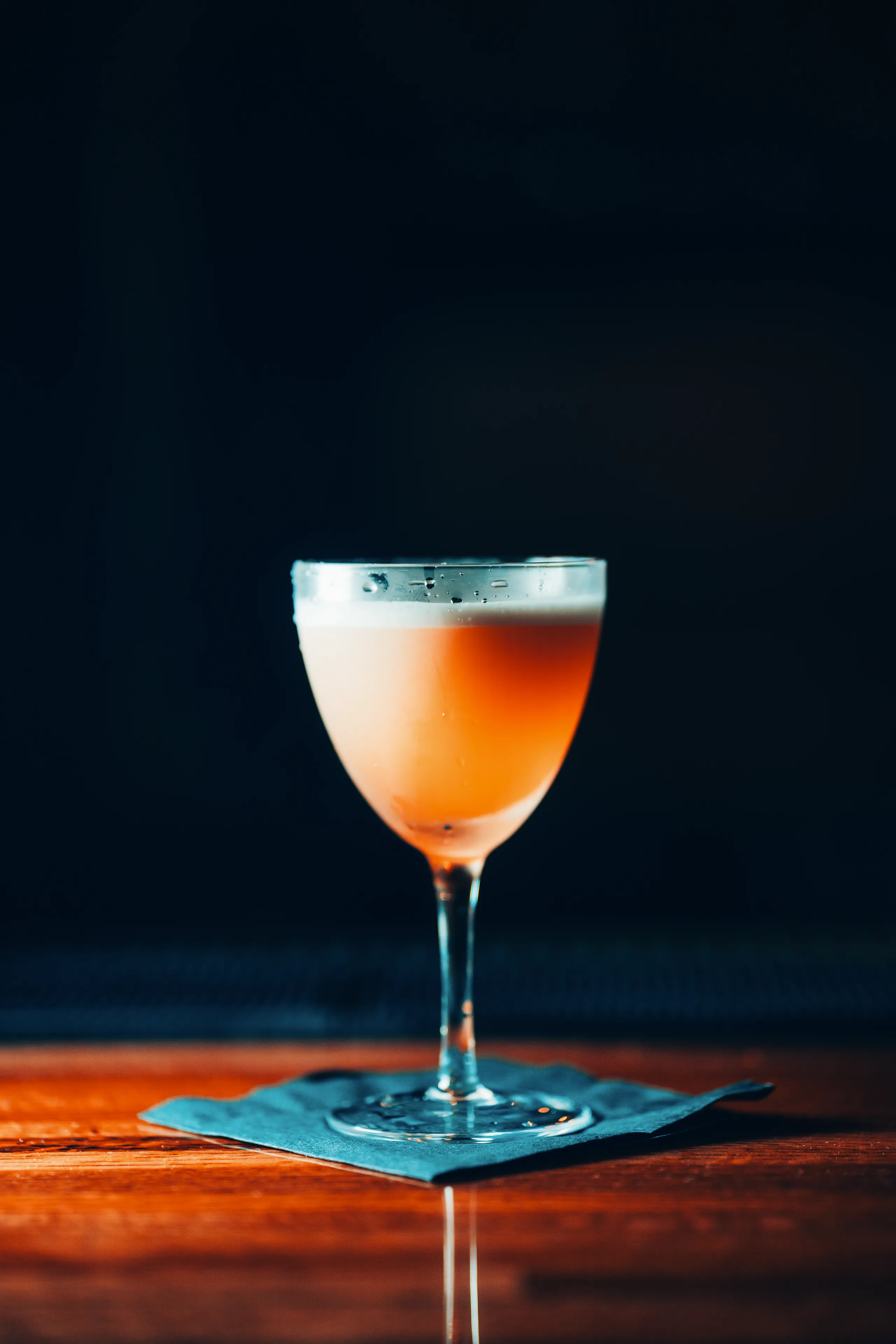 Cinematic cocktail photography.