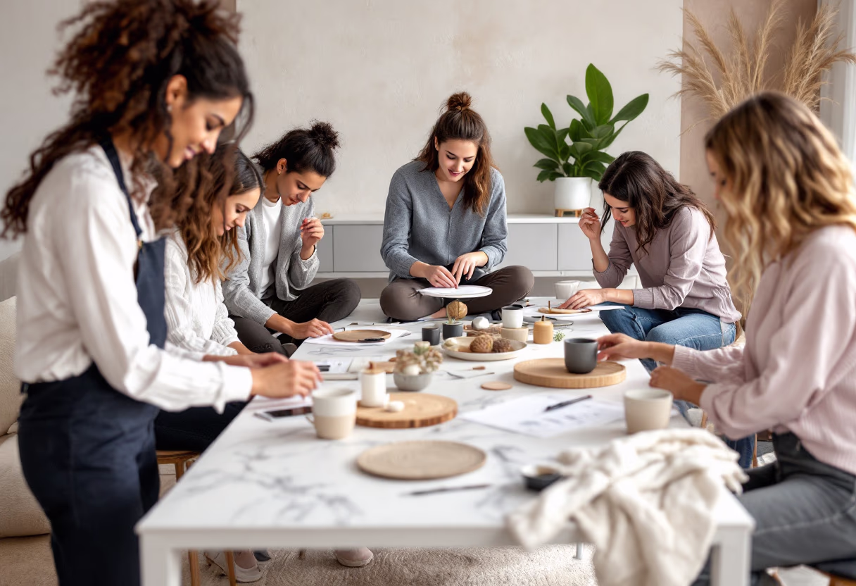 image of upcoming home decor workshop (for a home goods store)