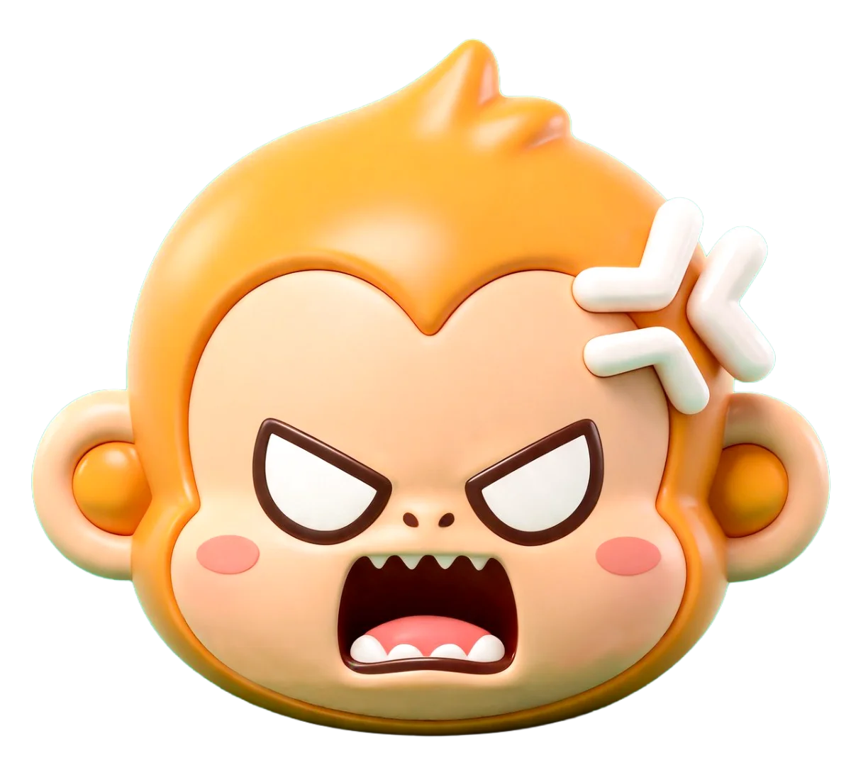 3D render of George the KOKO mascot, front view
