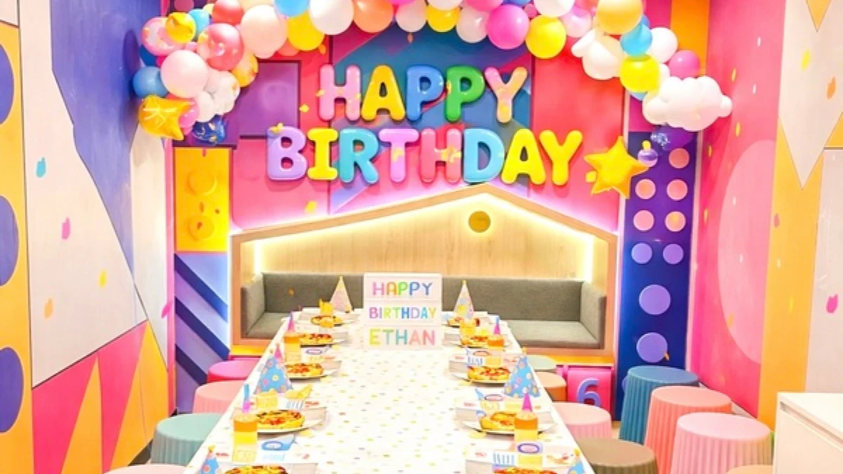 Private birthday party room at KOKO Amusement