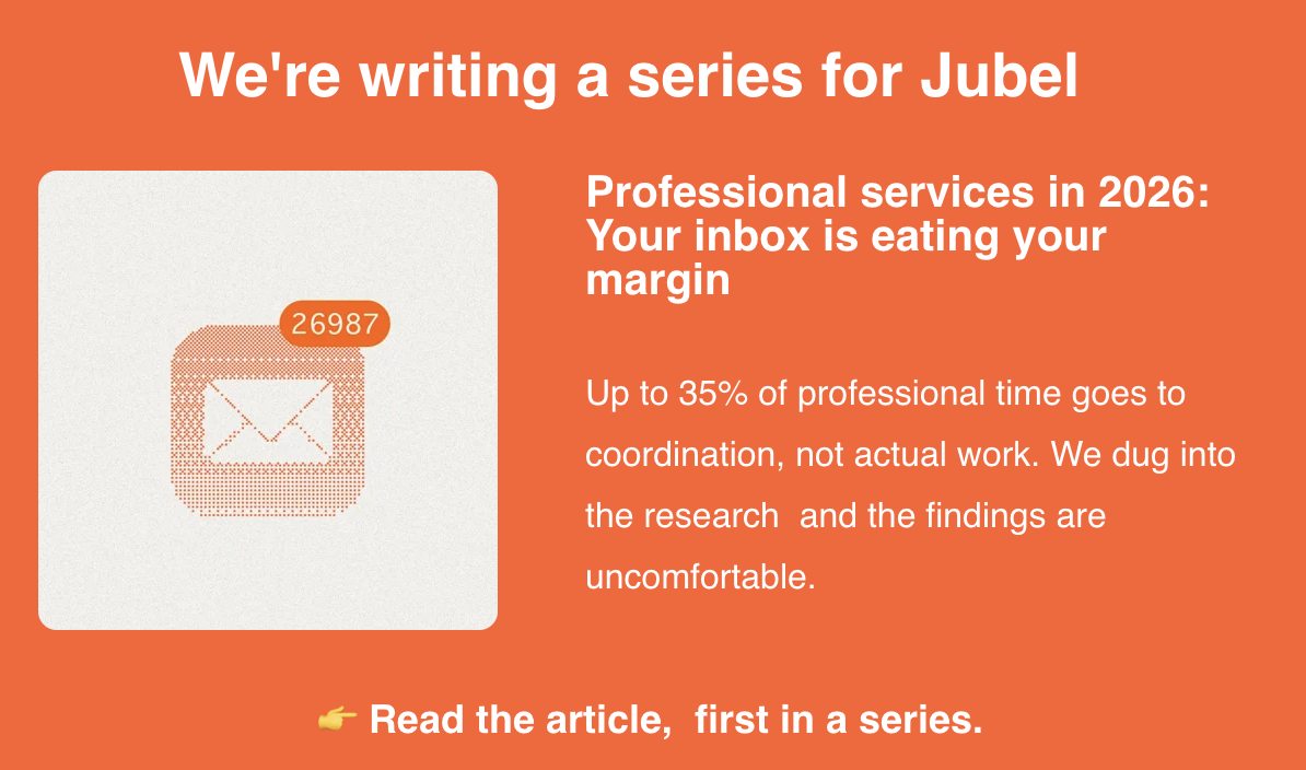 We are writing a series for Jubel