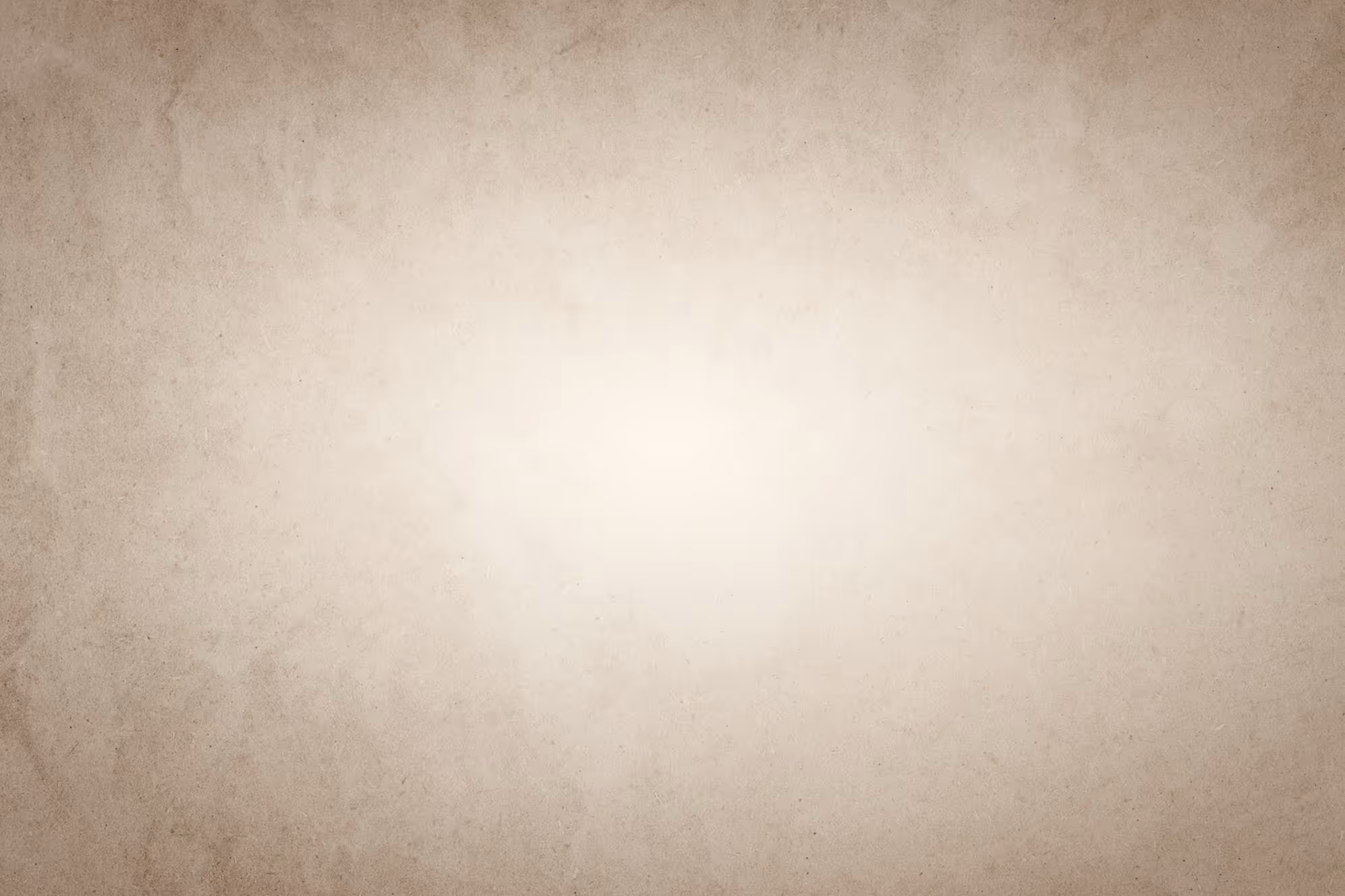 Textured vintage beige paper background with subtle stains and gradients.