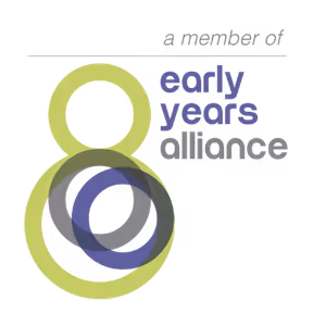 Early Years alliance Logo showing a member of