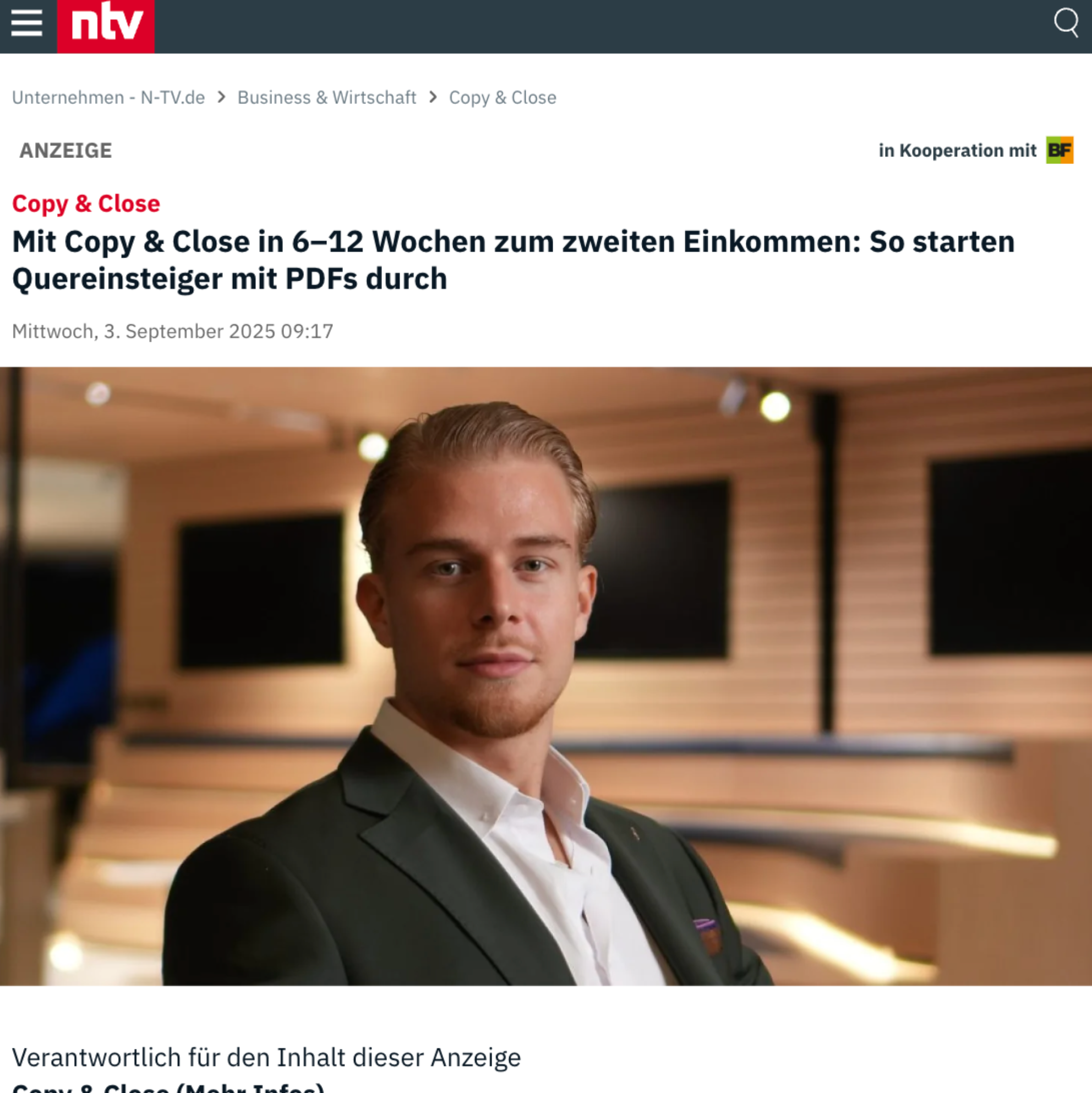 Copy Close Alex Klimkovich und Nicolas Achiniani bei Forbes