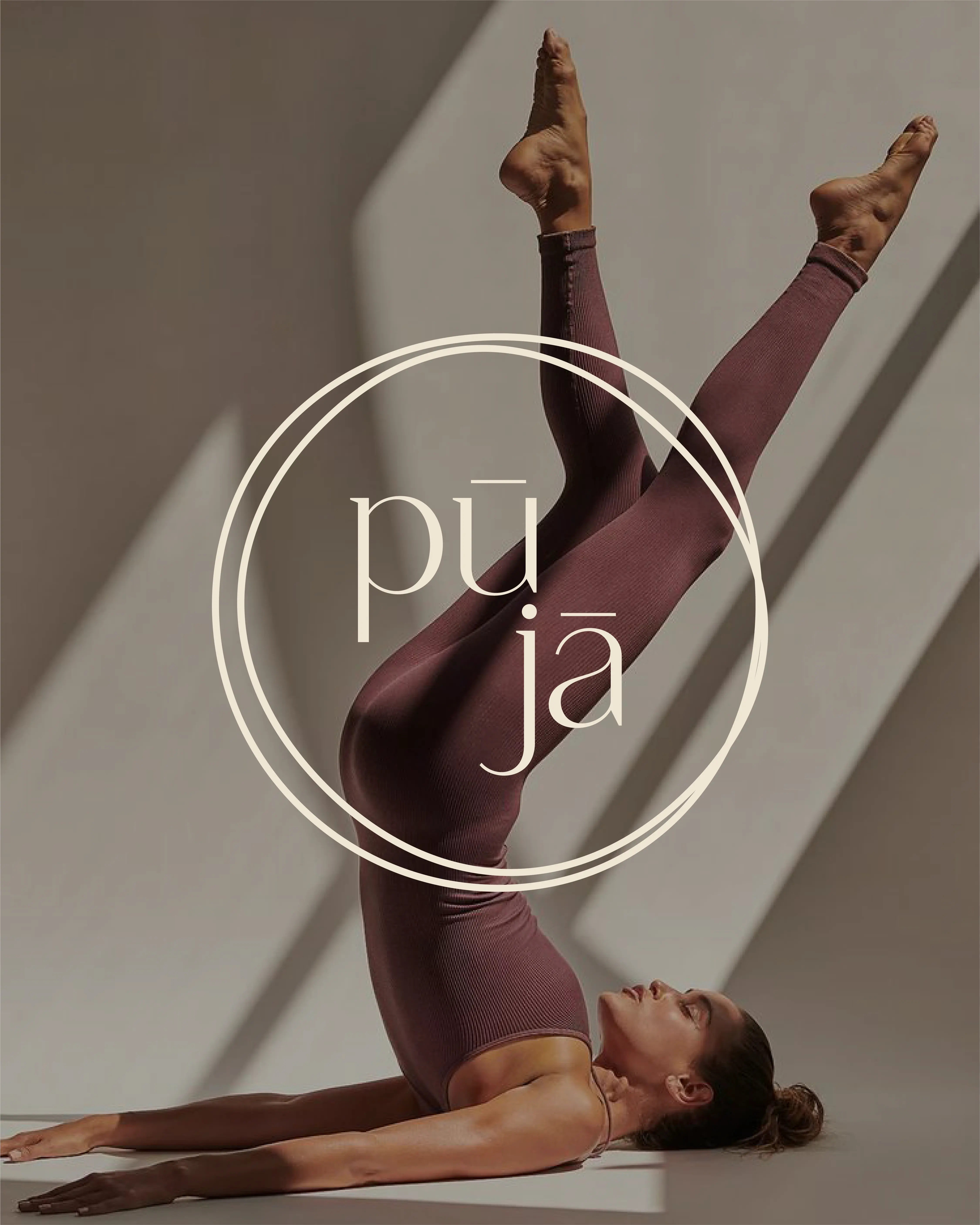 A person doing a yoga pose