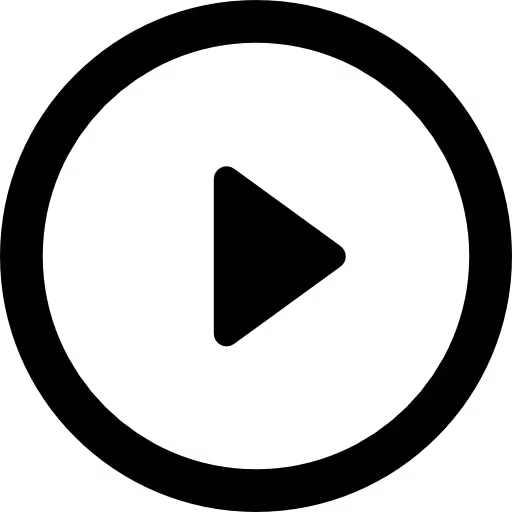 Black play button icon inside a black circle on a transparent background.
