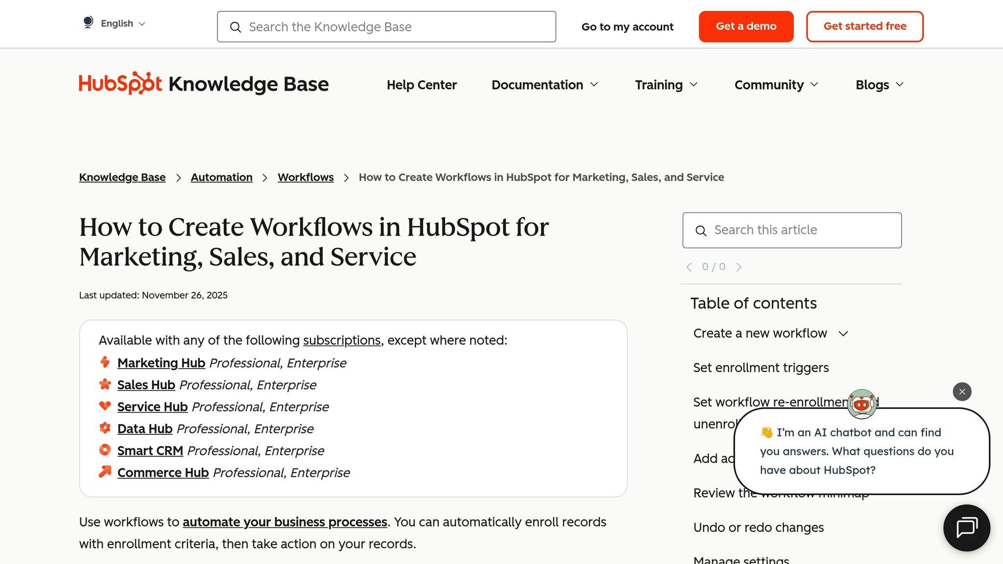 HubSpot Workflows