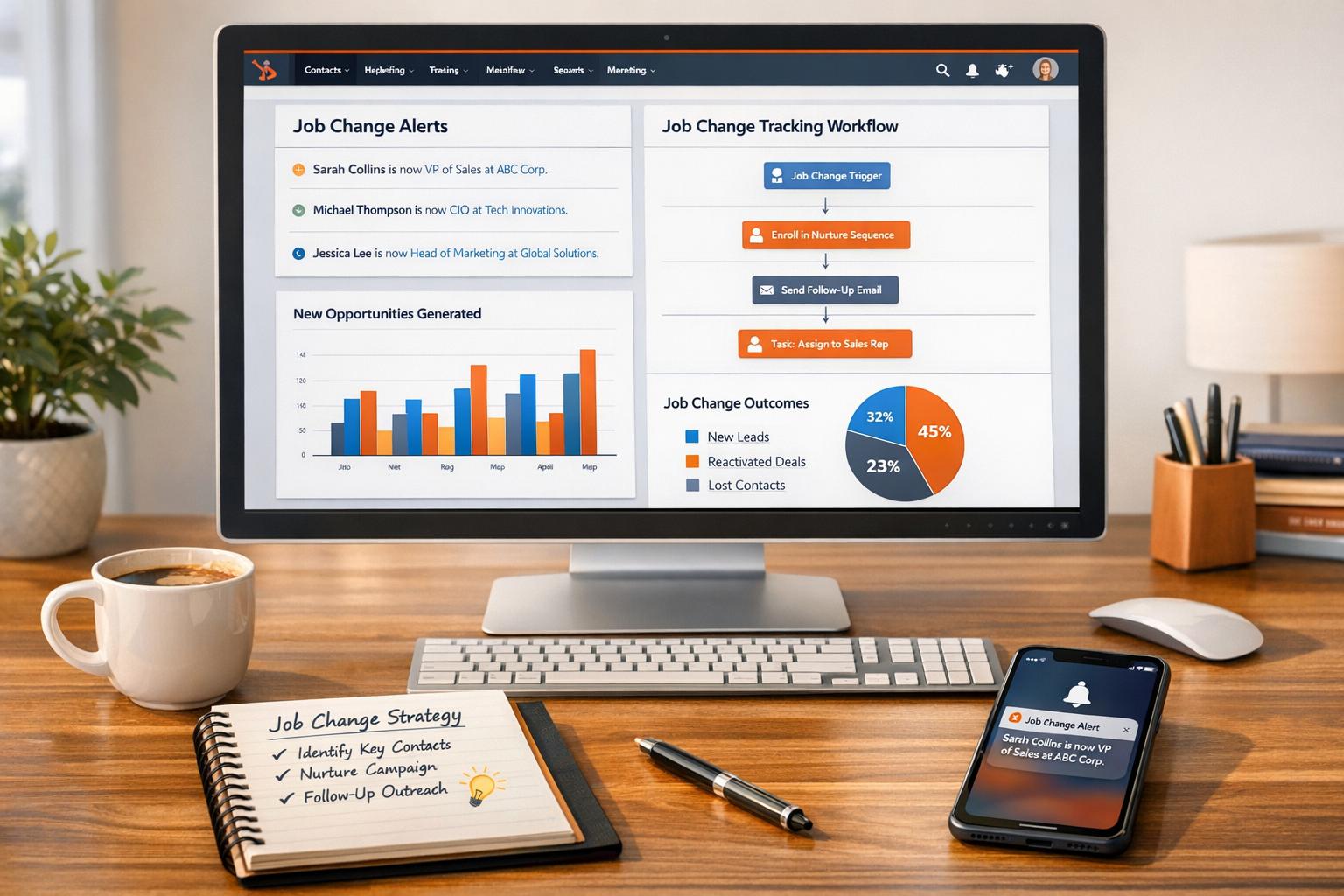 How to Use Job Change Tracking in HubSpot for Pipeline Generation