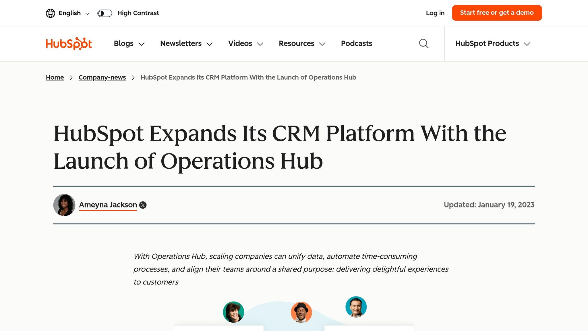 HubSpot Operations Hub