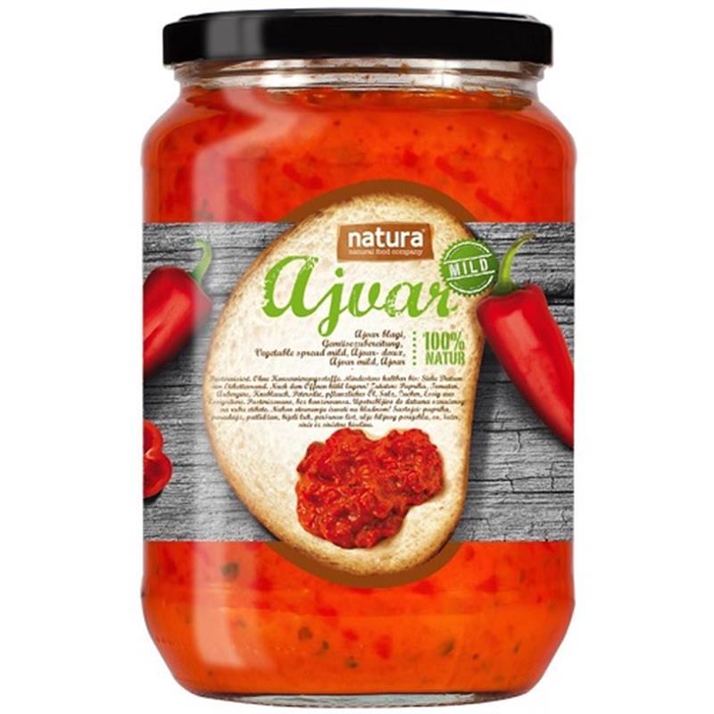 Natura ajvar mild 720 ml