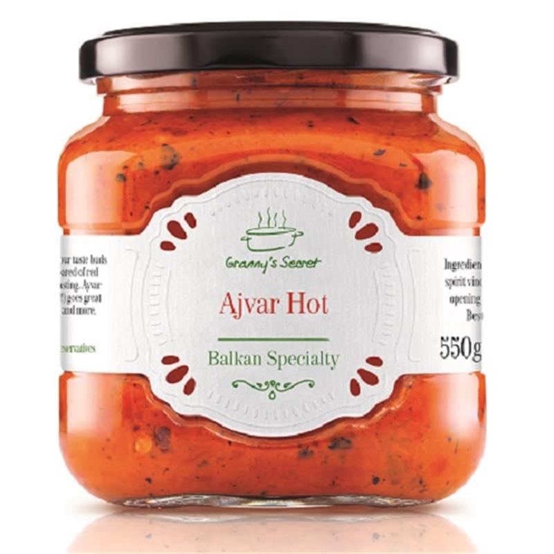 Ajvar 550g HOT- Granny's Secret