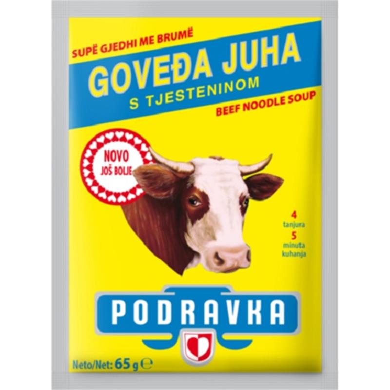 RUNDERSOEP 65 g Podravka