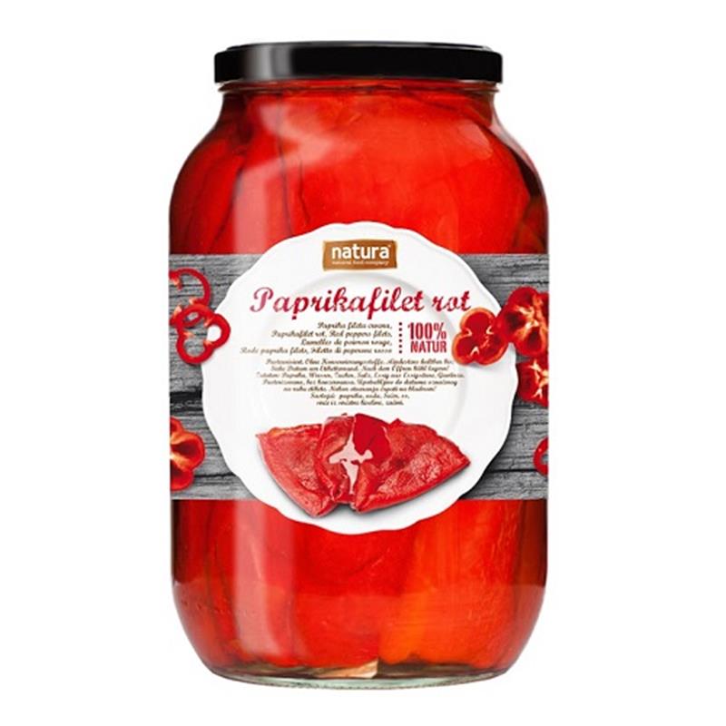 Paprika filet rood 2500ml-Natura