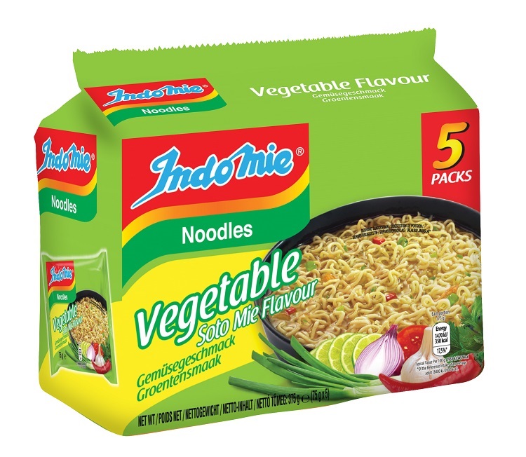 5 PACK IndoMie VEGETABLE